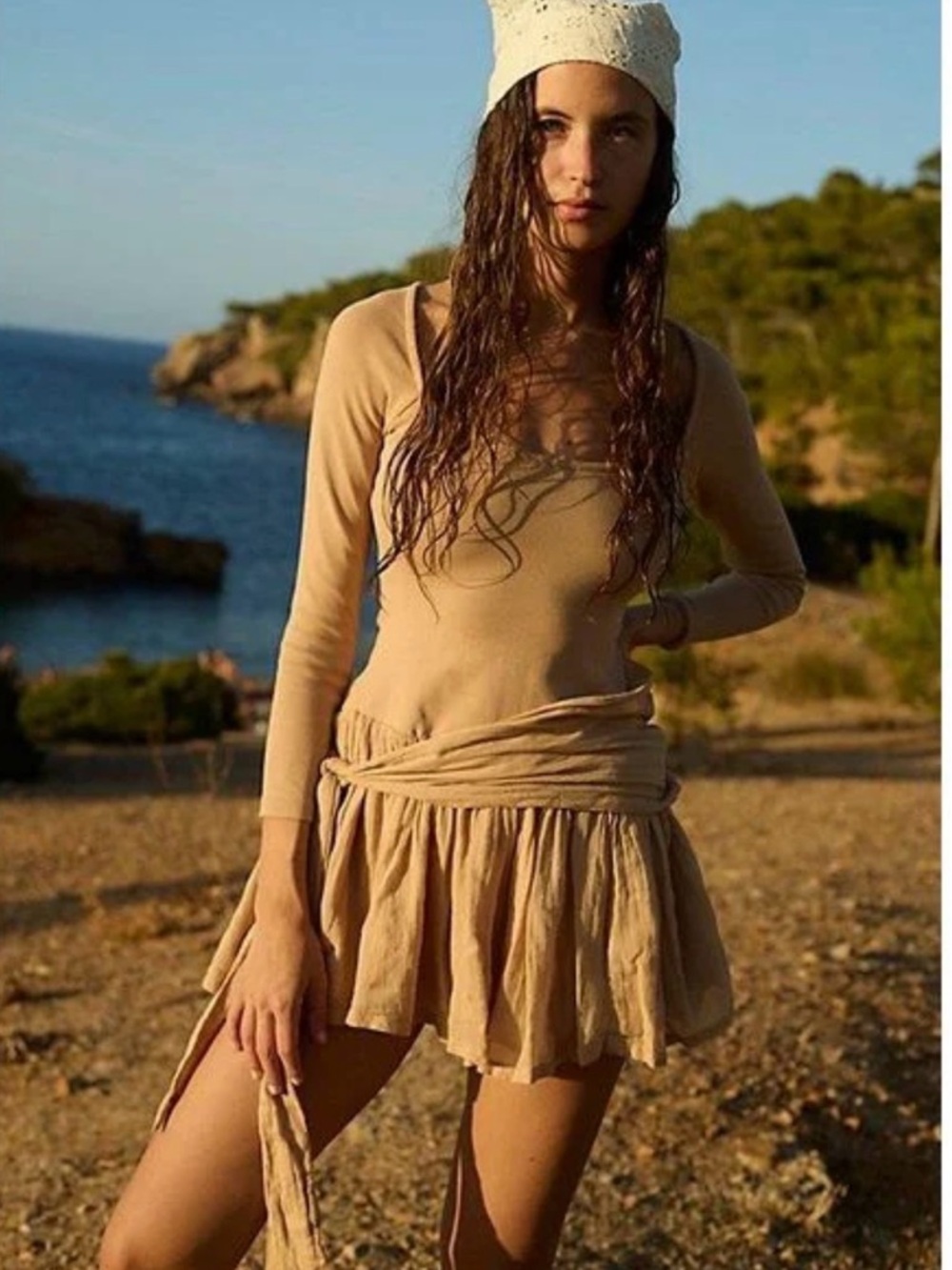 Free People Lexi drop waste mini dress